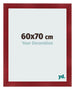 Marco de Fotos 60x70cm Vino Tinto Barrido MDF Pisa Delantera Tamano | Yourdecoration.es