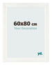 Marco de Fotos 60x80cm Blanco Vintage MDF Pisa Delantera Tamano | Yourdecoration.es