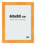 Marco de Fotos 60x80cm Naranja MDF Pisa Delantera Tamano | Yourdecoration.es