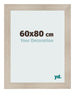 Marco de Fotos 60x80cm Roble Rustico MDF Pisa Delantera Tamano | Yourdecoration.es