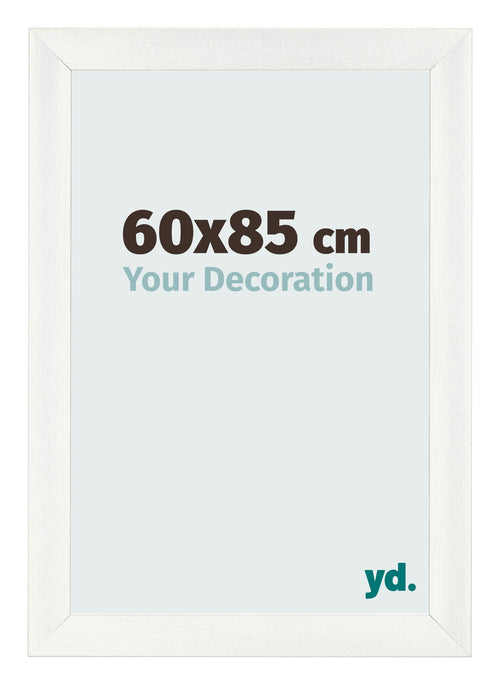 Marco de Fotos 60x85cm Blanco Vintage MDF Pisa Delantera Tamano | Yourdecoration.es