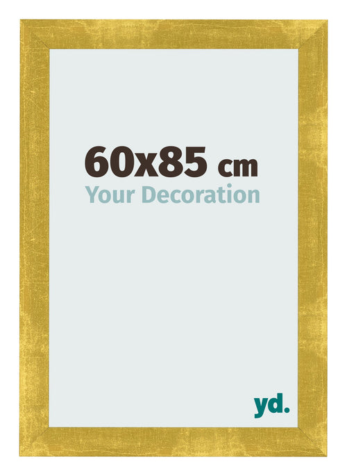 Marco de Fotos 60x85cm Dorado Vintage MDF Pisa Delantera Tamano | Yourdecoration.es