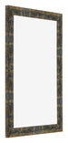 Marco de Fotos 60x90cm Azul Y Dorado Fusionado MDF Pisa Delantera Oblicuo | Yourdecoration.es