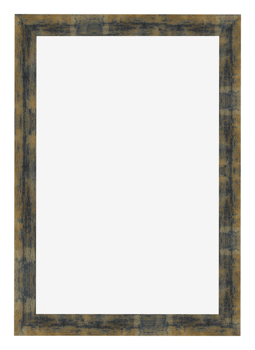 Marco de Fotos 60x90cm Azul Y Dorado Fusionado MDF Pisa Delantera | Yourdecoration.es