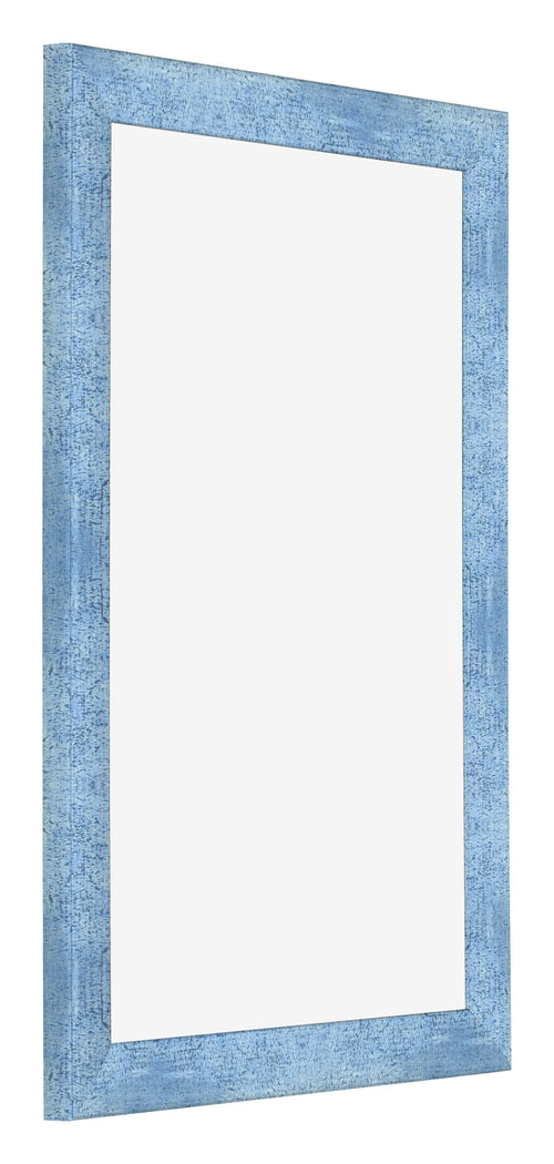 Marco de Fotos 60x90cm Claro Azul Barrido MDF Pisa Delantera Oblicuo | Yourdecoration.es