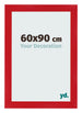Marco de Fotos 60x90cm Rojo MDF Pisa Delantera Tamano | Yourdecoration.es