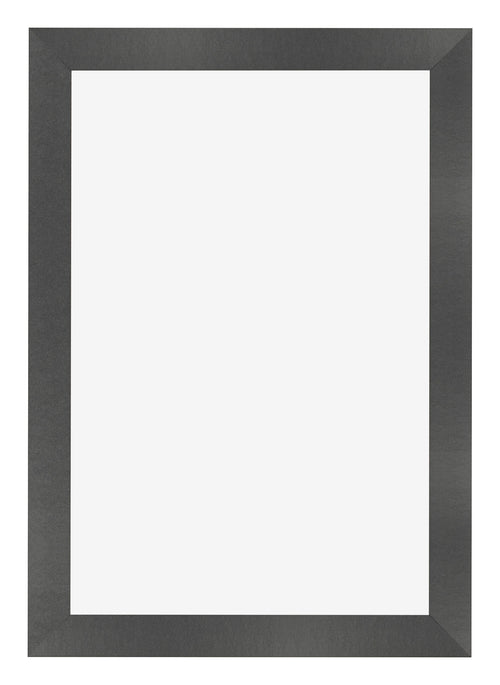 Marco de Fotos 62x93cm Negro Plateado Pulido MDF Pisa Delantera | Yourdecoration.es