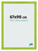 Marco de Fotos 67x98cm Verde MDF Pisa Delantera Tamano | Yourdecoration.es