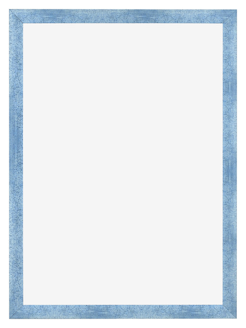 Marco de Fotos 68x98cm Claro Azul Barrido MDF Pisa Delantera | Yourdecoration.es