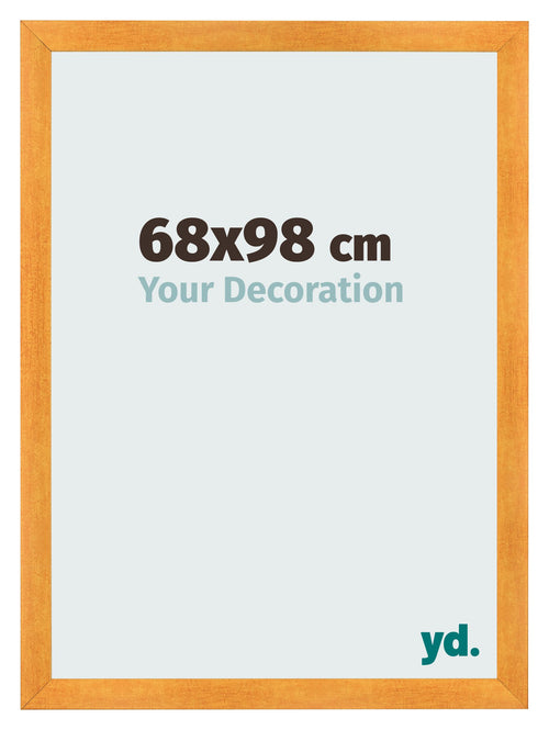 Marco de Fotos 68x98cm Naranja MDF Pisa Delantera Tamano | Yourdecoration.es