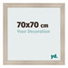 Marco de Fotos 70x70cm Roble Rustico MDF Pisa Delantera Tamano | Yourdecoration.es