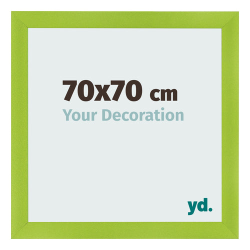 Marco de Fotos 70x70cm Verde MDF Pisa Delantera Tamano | Yourdecoration.es