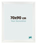 Marco de Fotos 70x90cm Blanco Vintage MDF Pisa Delantera Tamano | Yourdecoration.es