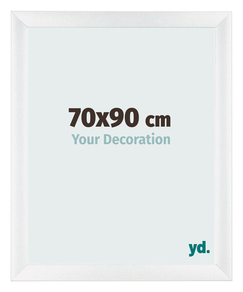Marco de Fotos 70x90cm Blanco Vintage MDF Pisa Delantera Tamano | Yourdecoration.es
