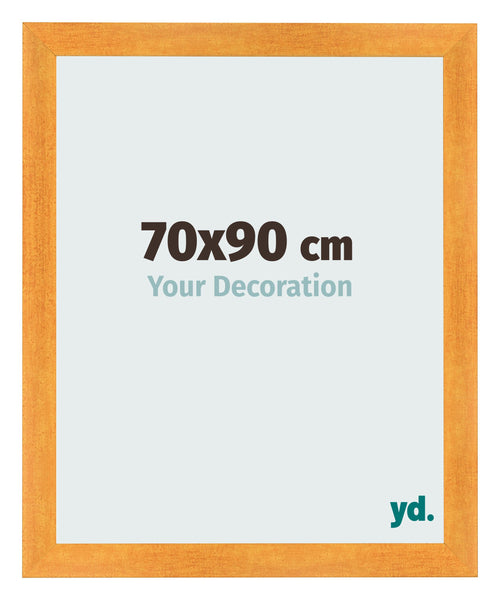 Marco de Fotos 70x90cm Naranja MDF Pisa Delantera Tamano | Yourdecoration.es