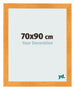 Marco de Fotos 70x90cm Naranja MDF Pisa Delantera Tamano | Yourdecoration.es
