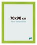 Marco de Fotos 70x90cm Verde MDF Pisa Delantera Tamano | Yourdecoration.es