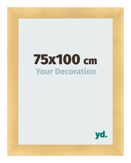 Marco de Fotos 75x100cm Dorado Vintage MDF Pisa Delantera Tamano | Yourdecoration.es