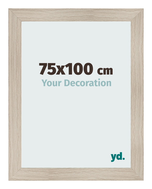 Marco de Fotos 75x100cm Roble Rustico MDF Pisa Delantera Tamano | Yourdecoration.es