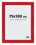 Marco de Fotos 75x100cm Rojo MDF Pisa Delantera Tamano | Yourdecoration.es