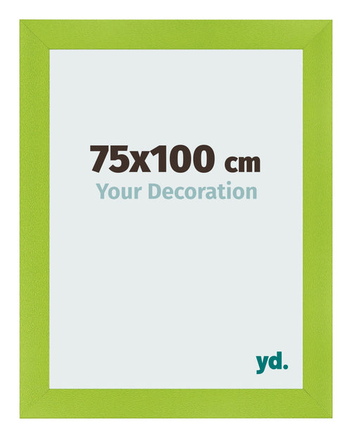 Marco de Fotos 75x100cm Verde MDF Pisa Delantera Tamano | Yourdecoration.es