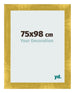 Marco de Fotos 75x98cm Dorado Vintage MDF Pisa Delantera Tamano | Yourdecoration.es
