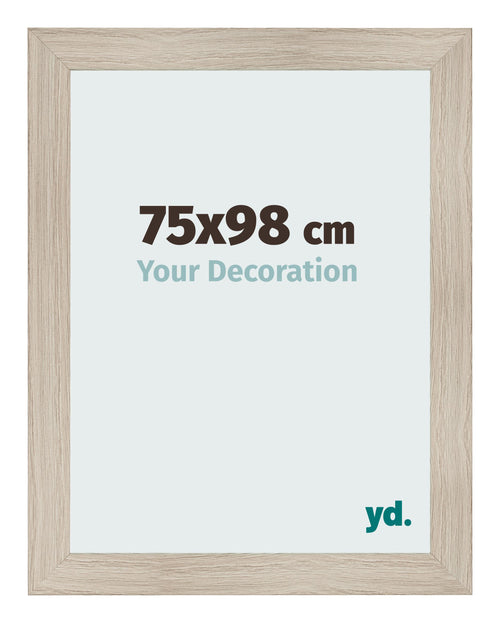 Marco de Fotos 75x98cm Roble Rustico MDF Pisa Delantera Tamano | Yourdecoration.es