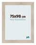 Marco de Fotos 75x98cm Roble Rustico MDF Pisa Delantera Tamano | Yourdecoration.es