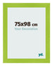 Marco de Fotos 75x98cm Verde MDF Pisa Delantera Tamano | Yourdecoration.es