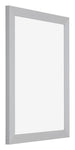 Marco de Poster MDF 60x80 Mate Plateado Parte delantera Oblicuo | Yourdecoration.es