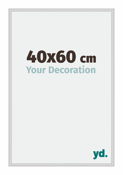 Miami Aluminio Marco De Fotos 40x60cm Plateado Mate Delantera Tamano | Yourdecoration.es