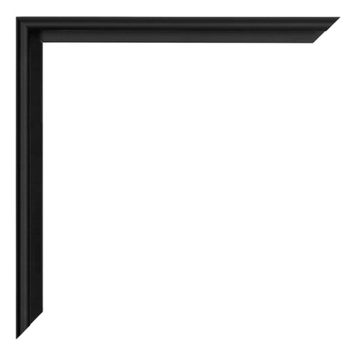 Miami Aluminio Marco De Fotos 60x60cm Negro Muy Brillante Detalle Esquina | Yourdecoration.es