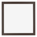 Mura MDF Marco de Fotos 20x20cm Roble Donker Parte delantera | Yourdecoration.es