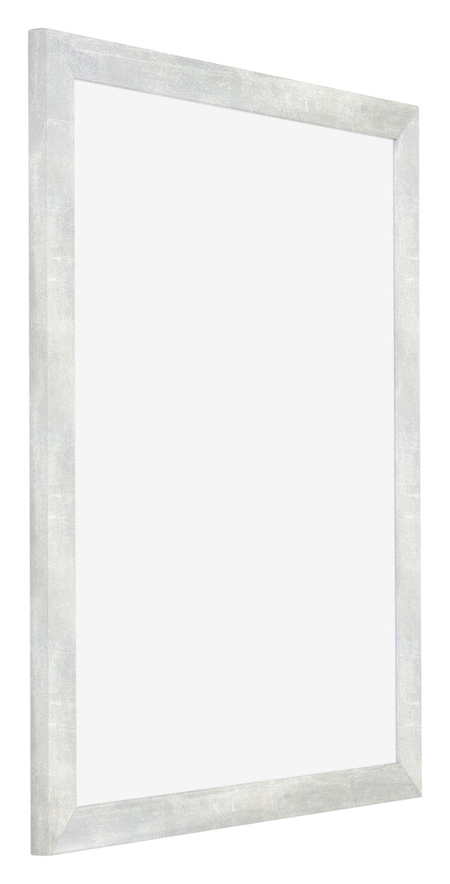 Mura MDF Marco de Fotos 20x25cm Plateado brillante vintage Parte delantera Oblicuo | Yourdecoration.es