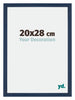 Mura MDF Marco de Fotos 20x28cm Azul oscuro barrido Parte delantera Tamano | Yourdecoration.es