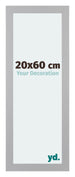 Mura MDF Marco de Fotos 20x60cm Gris Parte delantera Tamano