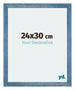 Mura MDF Marco de Fotos 24x30cm Claro azul barrido Parte delantera Tamano | Yourdecoration.es