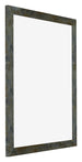 Mura MDF Marco de Fotos 25x30cm Azul y dorado fusionado Parte delantera Oblicuo | Yourdecoration.es