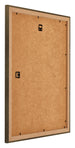 Mura MDF Marco de Fotos 25x30cm Decoracion de bronce Parte trasera Oblicuo | Yourdecoration.es
