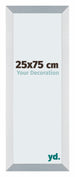Mura MDF Marco de Fotos 25x75cm Aluminio Cepillado Delantera Tamano | Yourdecoration.es