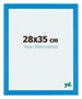 Mura MDF Marco de Fotos 28x35cm Azul barrido Parte delantera Tamano | Yourdecoration.es