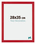 Mura MDF Marco de Fotos 28x35cm Rojo Parte delantera Tamano | Yourdecoration.es