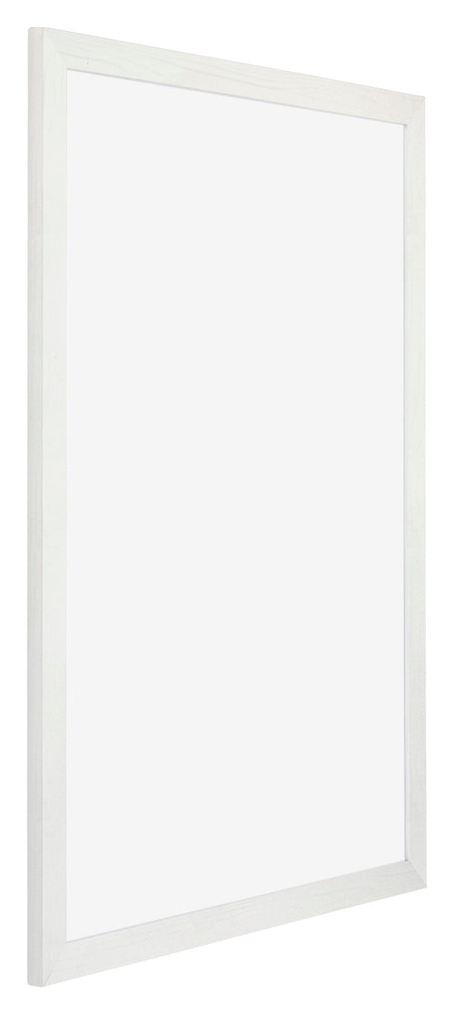 Mura MDF Marco de Fotos 29 7x42cm Blanco barrido Parte delantera Oblicuo | Yourdecoration.es