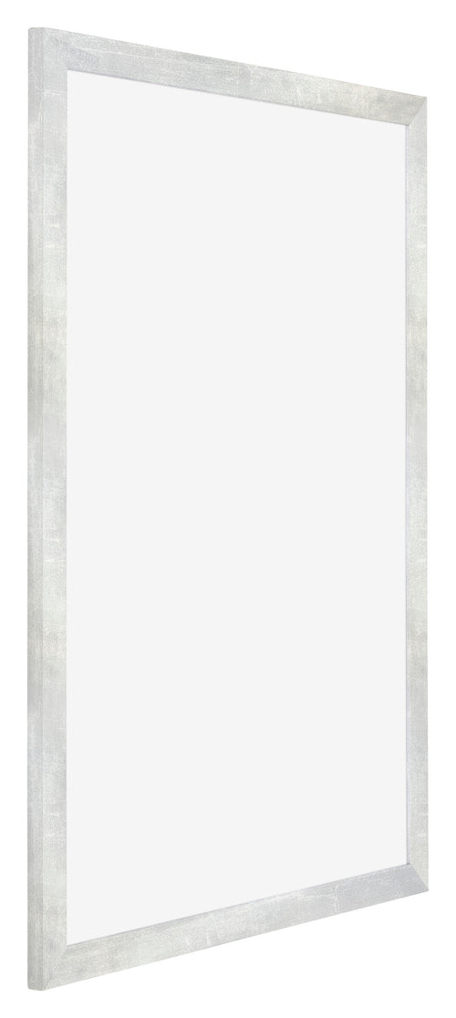 Mura MDF Marco de Fotos 29 7x42cm Plateado brillante vintage Parte delantera Oblicuo | Yourdecoration.es