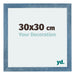 Mura MDF Marco de Fotos 30x30cm Claro azul barrido Parte delantera Tamano | Yourdecoration.es