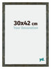 Mura MDF Marco de Fotos 30x42cm Azul y dorado fusionado Parte delantera Tamano | Yourdecoration.es