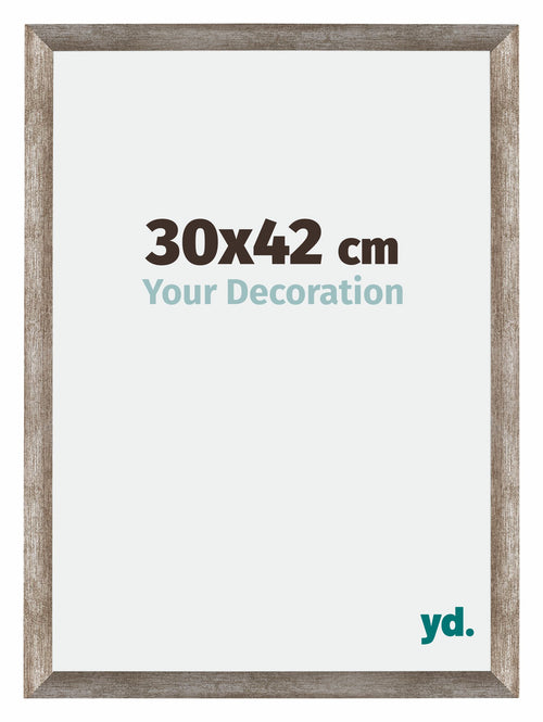 Mura MDF Marco de Fotos 30x42cm Metal vintage Parte delantera Tamano | Yourdecoration.es