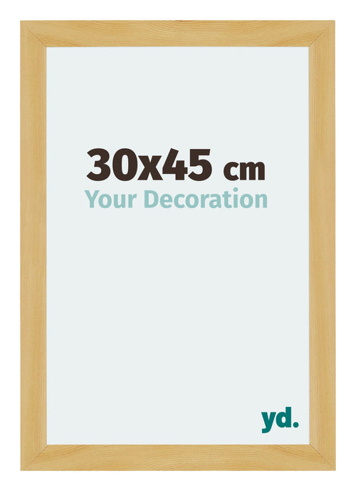 Mura MDF Marco de Fotos 30x45cm Decoracion de pino Parte delantera Tamano | Yourdecoration.es