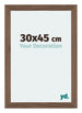 Mura MDF Marco de Fotos 30x45cm Nogal oscuro Parte delantera Tamano | Yourdecoration.es