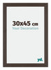 Mura MDF Marco de Fotos 30x45cm Roble Donker Parte delantera Tamano | Yourdecoration.es